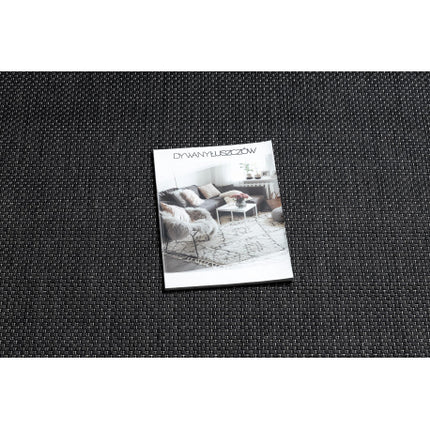Kilimas sizalio virvelės FLAT 48663/090 juoda Sklandus