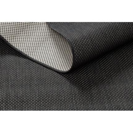 Kilimas sizalio virvelės FLAT 48663/090 juoda Sklandus