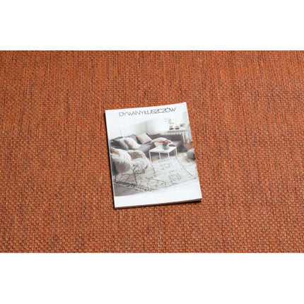 Kilimas sizalio virvelės FLAT 48663/120 oranžinė Sklandus