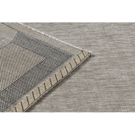 Kilimas sizalio virvelės FLOORLUX 20078 sidabras / juoda