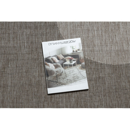 Kilimas sizalio virvelės FLOORLUX 20078 sidabras / juoda