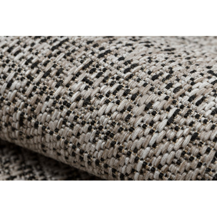Kilimas sizalio virvelės FLOORLUX 20389 sidabras / juoda mélange