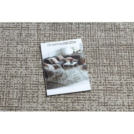 Kilimas sizalio virvelės FLOORLUX 20401 Rėmelis šampanas / taupe