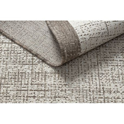 Kilimas sizalio virvelės FLOORLUX 20401 Rėmelis šampanas / taupe