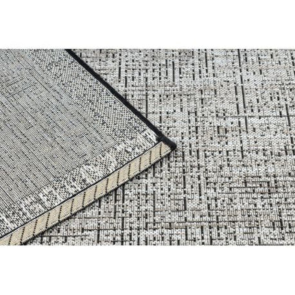 Kilimas sizalio virvelės FLOORLUX 20401 Rėmelis sidabras / juoda
