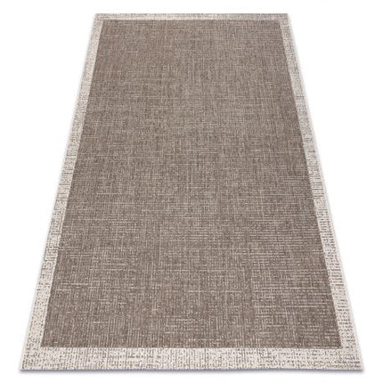 Kilimas sizalio virvelės FLOORLUX 20401 Rėmelis taupe / šampanas
