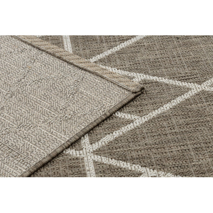 Kilimas sizalio virvelės FLOORLUX 20508 taupe / šampanas TRIKAMPIAI