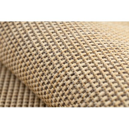 Kilimas sizalio virvelės FLOORLUX 20580 sklandžiai, vienodas, vienspalvis - natural / kava