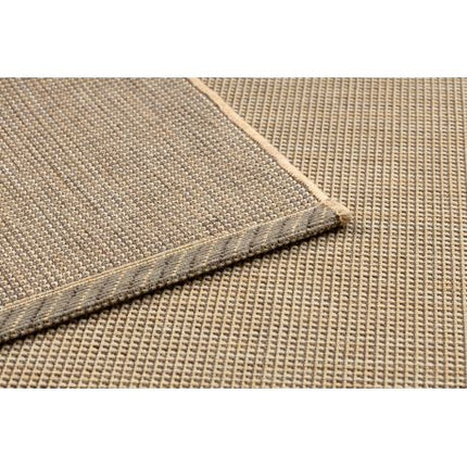 Kilimas sizalio virvelės FLOORLUX 20580 sklandžiai, vienodas, vienspalvis - natural / kava