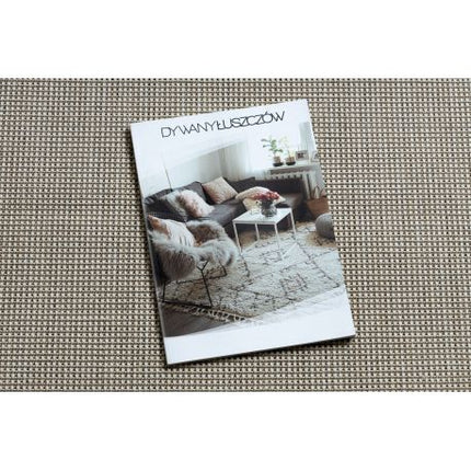 Kilimas sizalio virvelės FLOORLUX 20580 sklandžiai, vienodas, vienspalvis - šampanas / taupe