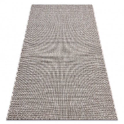 Kilimas sizalio virvelės FLOORLUX 20580 sklandžiai, vienodas, vienspalvis - sidabras / juoda
