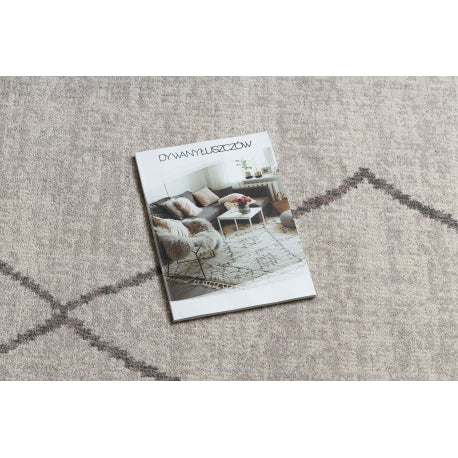 Kilimas vilna ANGEL 1190 / 52022 Boho smėlio / pilka