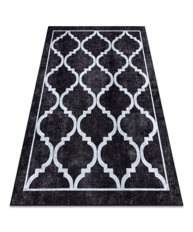 MIRO 51639.806 plovimo kilimas Trellis grotelės - juodas