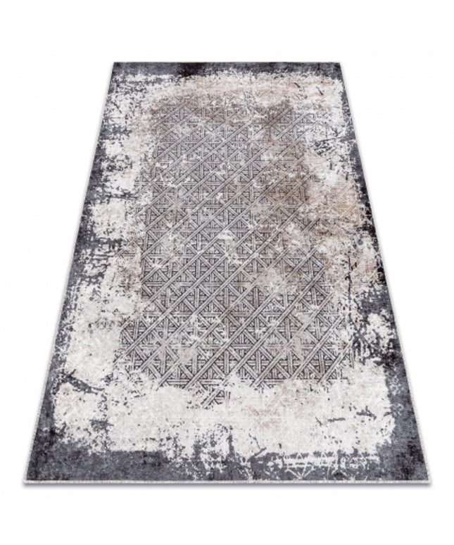 MIRO 51864.804 plovimo kilimas Vintage, grotelės - pilka