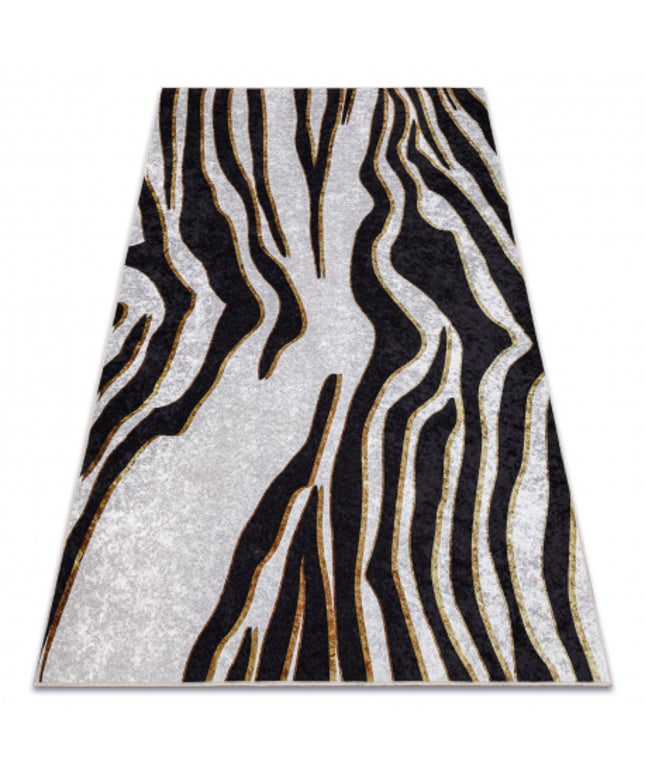 MIRO 52002.807 plovimo kilimas Zebra raštas - kreminis / juoda