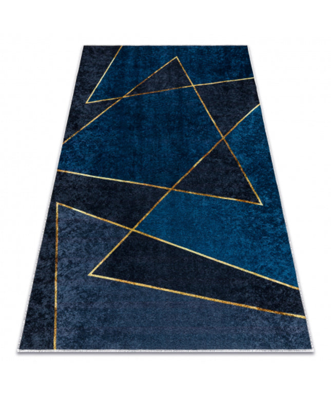 MIRO 52097.801 plovimo kilimas geometrinis - mėlyna