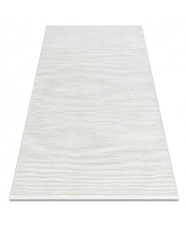 Modernus kilimas DUKE 51376 kreminis - Dryžiai, struktūrinis, labai minkštas, kutais