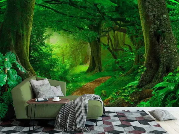 Fototapetas, gamta, miško takas - 58762018